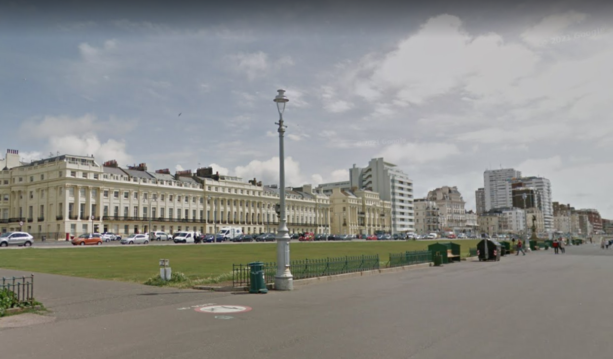 The mobile site on Hove Lawns (pictured) stopped vaccinations on Sunday. (Google)