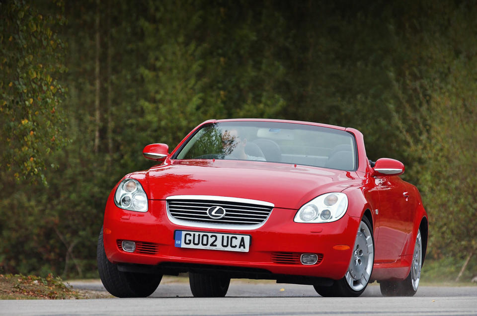 <p><strong>TOP CHOICE: Lexus SC430</strong></p><p><strong>Cost new: £50,850</strong></p><p><strong>Cost now: £5,950; 2002, 76,000 miles</strong></p><p>The upside for buyers of premium used cars is that it's impossible to fault Lexus on the grounds of quality. So yes, the SC is beautifully built, but that just isn’t enough at the luxury convertible end of the car market, which explains why one of these isn’t as desirable as a Mercedes SL.</p><p>SCs are, however, bought by wealthy types who like their cars, so expect a <strong>full service history</strong>. Anything scruffy or blingy should be avoided. There shouldn’t be any problems, but if there are it'll be <strong>roof sensors seized </strong>through lack of use and maybe <strong>underside corrosion</strong>.</p><p><em><strong>Other options:</strong></em></p>