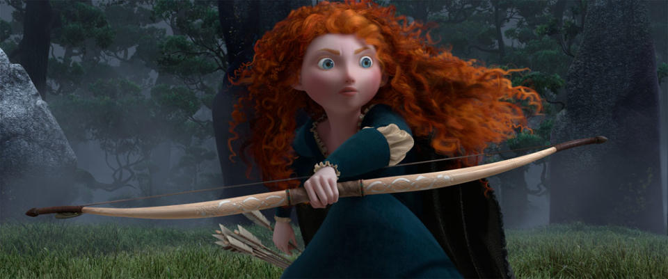 Merida (voiced by Kelly Macdonald in Disney/Pixar's Brave - 2011