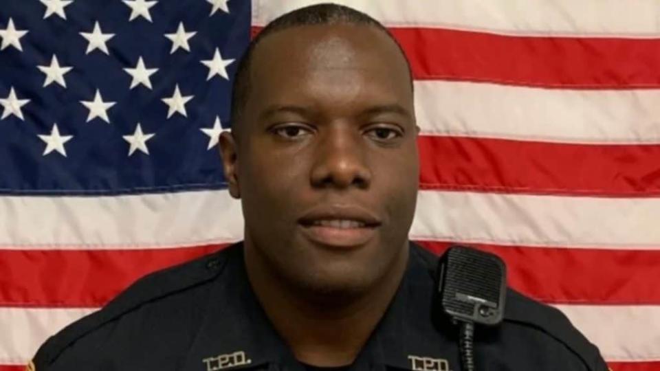 Tampa Police Officer Delvin White was fired this week after being captured on his body camera using the n-word on two occasions. (Tampa Police Benevolent Association)