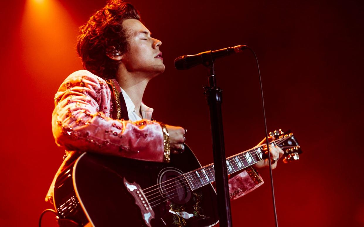 Harry Styles has come under fire for his Super Bowl gig - HELENE PAMBRUN