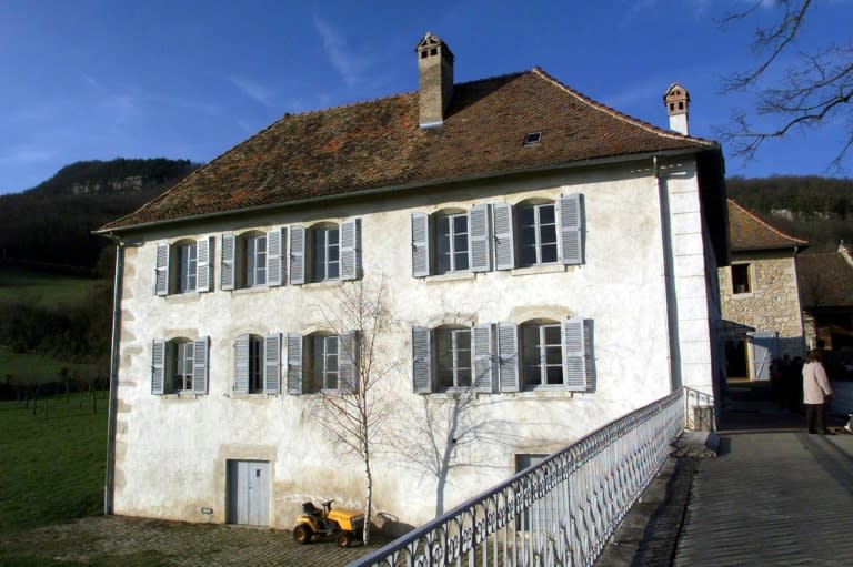 Imagen de archivo de la casa que sirvió de orfanato judío en Izieu, Francia, durante la Segunda Guerra Mundial (ERIC CABANIS)