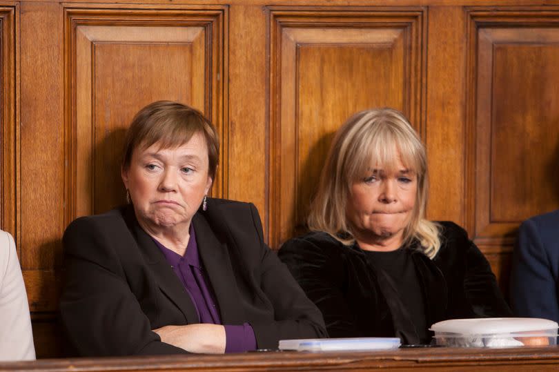 Pauline Quirke and Linda Robson in Birds of a Feather
