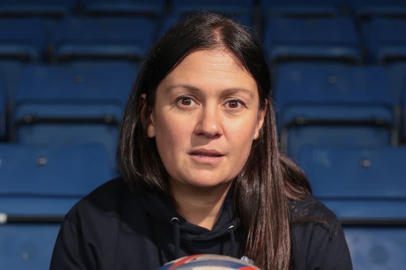 The new Secretary of State for Culture, Media and Sport, and MP for Wigan, Lisa Nandy, makes an appearance at Bury FCs Gigg Lane.