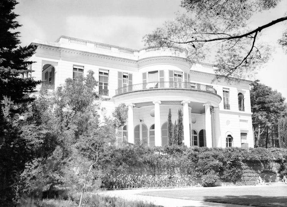 View of the Chateau De La Croe, new home of the Duke and Duchess of Windsor in France, on May 31, 1938.