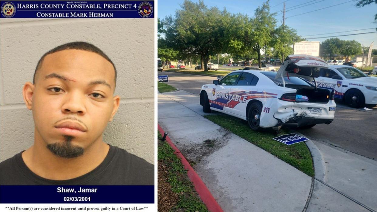 <div>Jamar Shaw (left) Photos: Harris County Pct. 4 Constables Office</div>