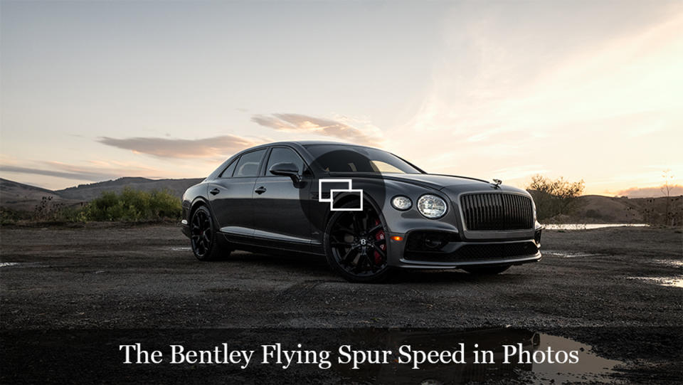 The Bentley Flying Spur Speed.