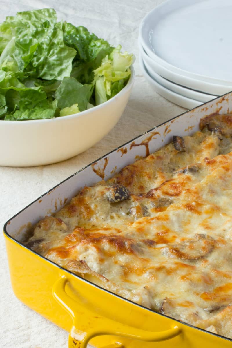 Cheesy Turkey and Mushroom Lasagna