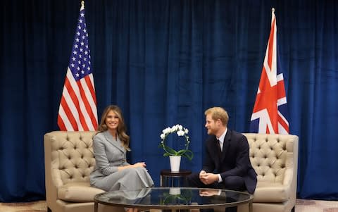 The meeting took place before the official planned opening of the Invictus Games - Credit: Getty