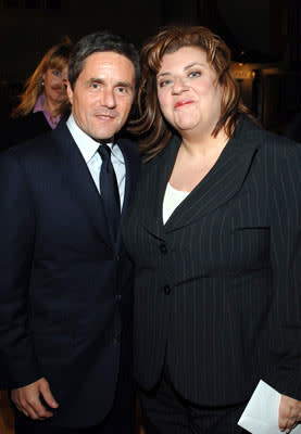 Paramount CEO Brad Grey and president Gail Berman at the Hollywood premiere of Paramount Pictures' Sahara