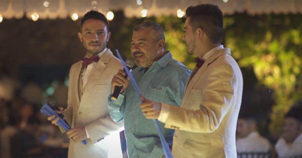 VIDEO | El conmovedor discurso de un padre en la boda gay de su hijo: 