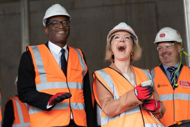  Liz Truss and Kwasi Kwarteng in Birmingham during their brief spell as prime minister and chancellor.