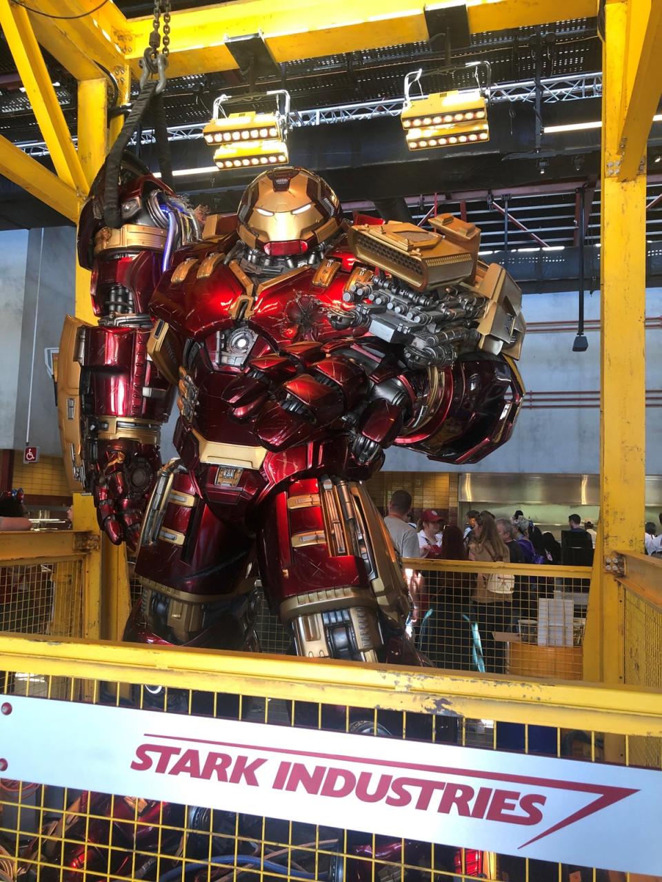 The Hulkbuster in Stark Factory at Avengers Campus in Disneyland Paris (Damon Smith/PA)