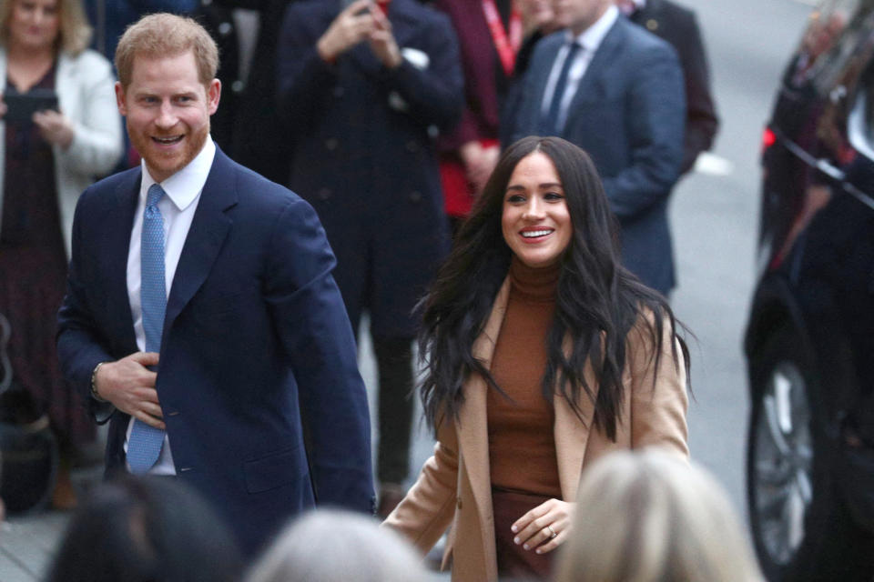 Le prince Harry et Meghan à Londres