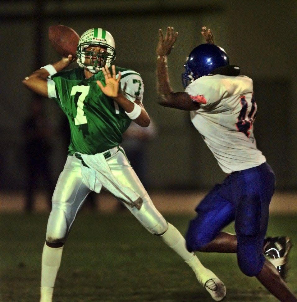 Andre McGill is the Greenies' all-time leading passer with 4,045 yards and leader in career touchdown passes with 58. His teams went 29-7 and won conference, county and district championships in 1998 and 1999. The Oklahoma State signee later played at Bethune-Cookman.