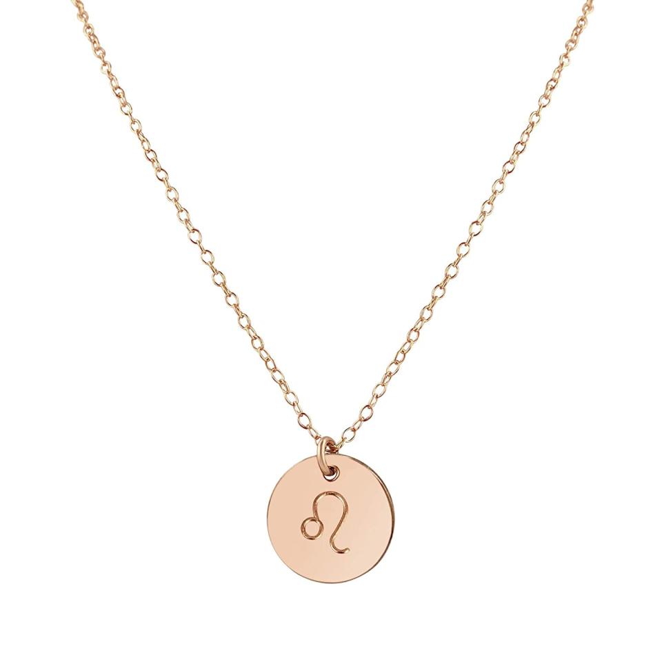 Rose Gold Zodiac Necklace