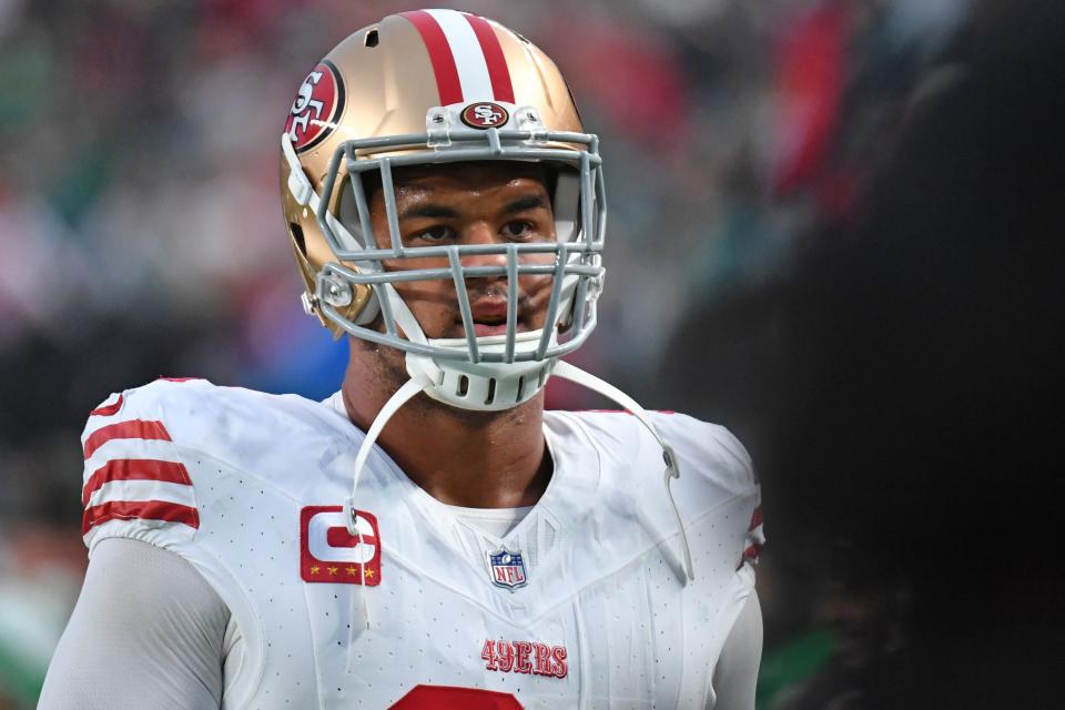 Jacksonville Jaguars defensive lineman Arik Armstead came into the NFL as a No. 17 draft pick of the San Francisco 49ers in 2015, the same draft slot the Jaguars will be picking in the 2024 NFL draft.