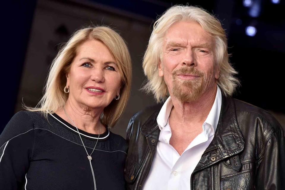 <p>Axelle/Bauer-Griffin/FilmMagic</p> Richard Branson and Joan Templeman attend the ceremony honoring Sir Richard Branson with star on the Hollywood Walk of Fame on October 16, 2018 in Hollywood, California