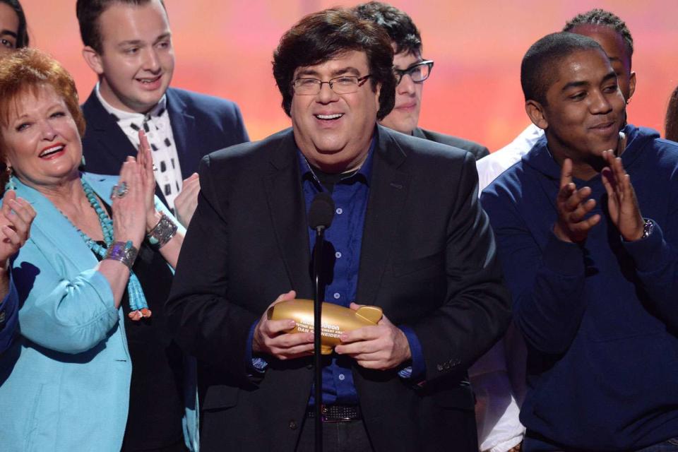 <p>Jeff Kravitz/FilmMagic</p> Dan Schneider at the Nickelodeon