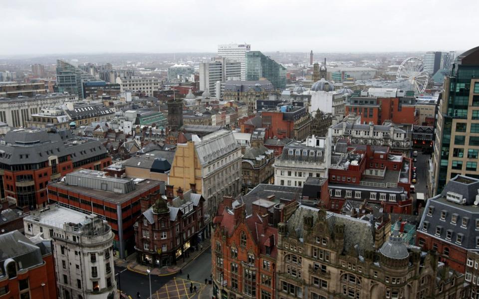 Manchester has leapfrogged Birmingham to become the UK's third biggest financial centre, after London and Edinburgh - PA