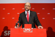 Mit fünf Prozent liegt Martin Schulz nur knapp hinter Donald Trump. Doch der SPD-Politiker ist nicht alleine auf Rang sechs. (Bild-Copyright: Markus Schreiber/AP Photo)