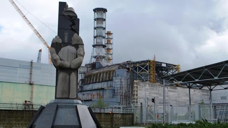  車諾比核電廠斷電，恐有輻射外洩、甚至造成二次核災風險。（圖／翻攝自烏克蘭外交部推特）