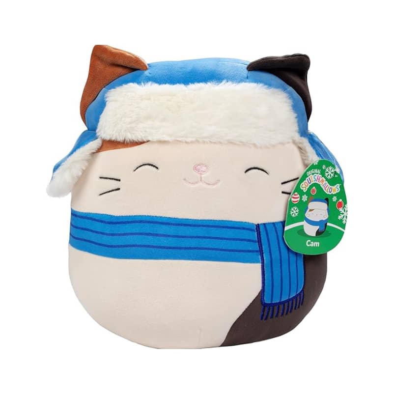 Squishmallows 10" Cam The Cat with Hat