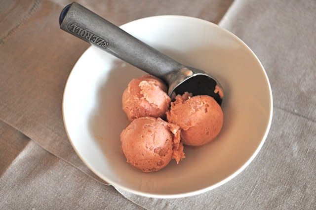 <strong>Get the <a href="http://food52.com/recipes/12966-rhubarb-ice-cream" target="_blank">Rhubarb Ice Cream recipe</a> from nettleandquince via Food52</strong>