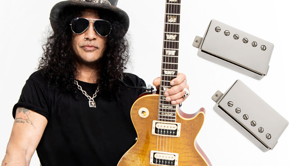  The Seymour Duncan Slash 2.0 Signature Humbuckers are wound a little hotter, a little louder than his APH-2 model, but retain the same tone and clarity 