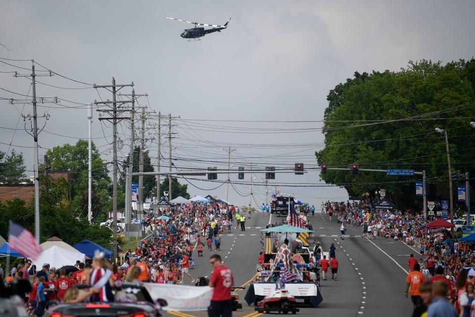 Scenes from the Farragut Independence Day Parade along Kingston Pike in Farragut, Tenn. on Monday, July 4, 2022.