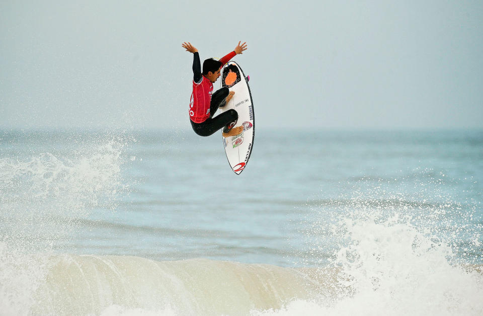 First round of the Moche Rip Curl Pro Portugal in Peniche