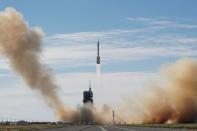 Rocket carrying the Shenzhou-12 spacecraft and three astronauts takes off from Jiuquan Satellite Launch Center