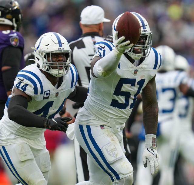 Colts DE Kwity Paye fined for uncalled facemask penalty vs. Ravens