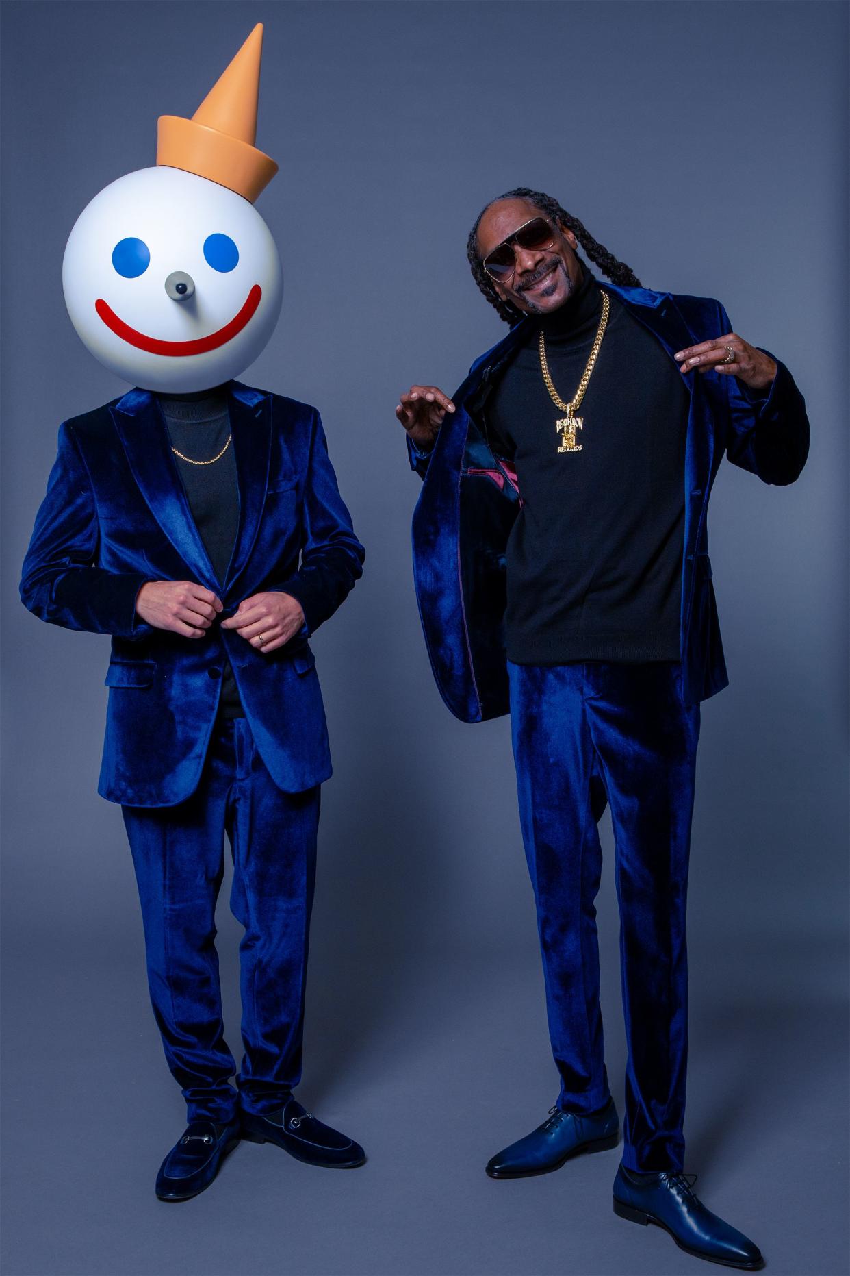 Snoop Dogg and the Jack in the Box mascot