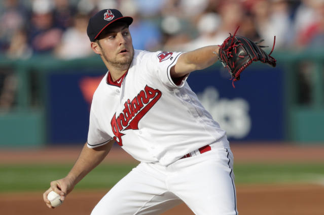 trevor bauer indians jersey