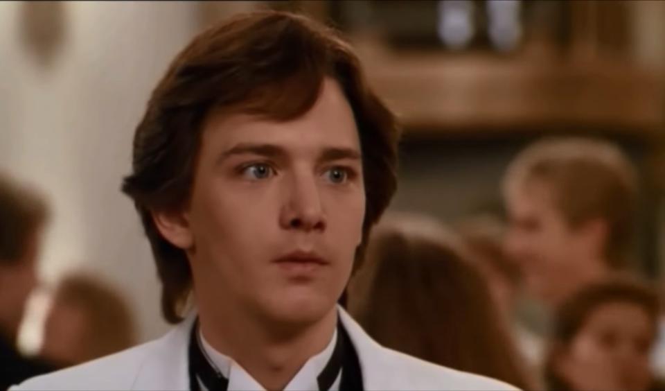 Blane at the prom in "Pretty in Pink"