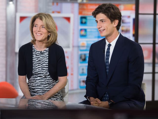 <p>Nathan Congleton/NBCU Photo Bank/NBCUniversal/Getty</p> Caroline Kennedy and Jack Schlossberg on the 'Today' show on Friday, May 5, 2017