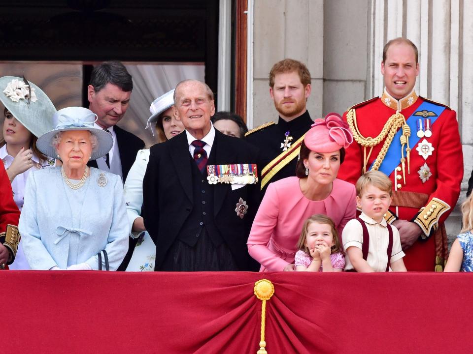 prince philip trooping the colour 2017