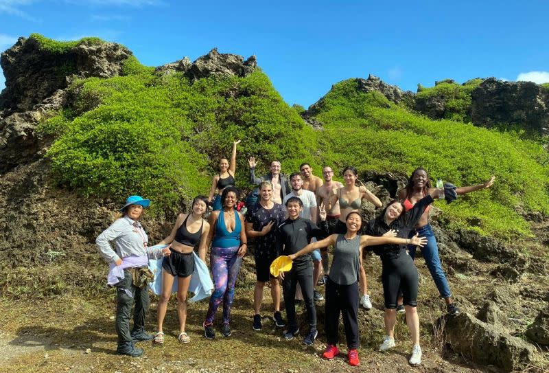 <p>The foreigners who attended the tour organized by Pingtung Government are pictured. (Courtesy of Pingtung County Government)</p>
