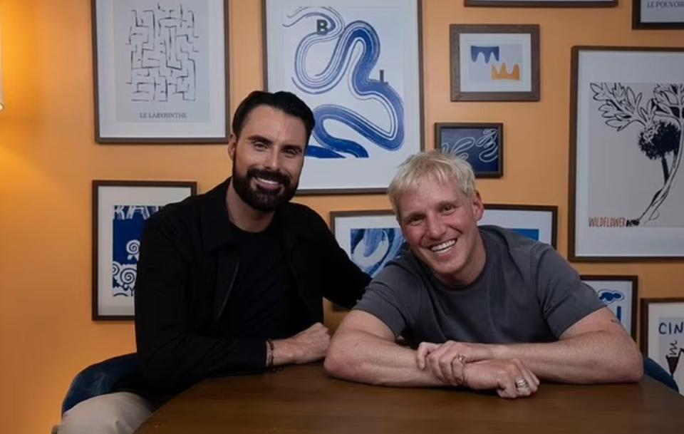 Clark pictured with Jamie Laing (Great Company with Jamie Laing)