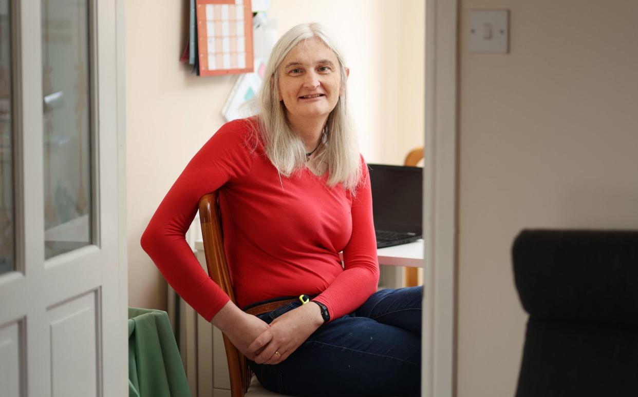 Debbie Hayton is a trans woman who has come out in support of Professor Kathleen Stock - John Lawrence for The Telegraph