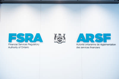 FSRA (CNW Group/Financial Services Regulatory Authority of Ontario)
