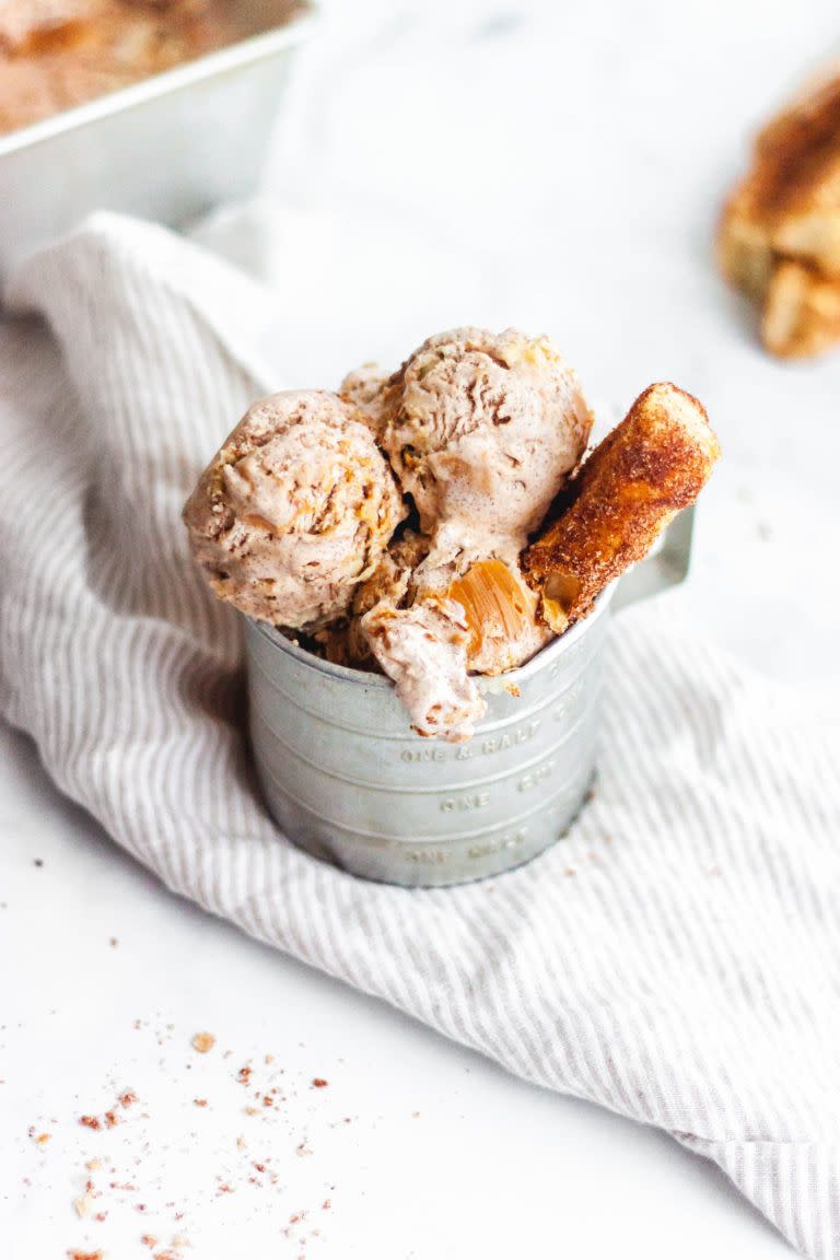 No-Churn Churro Ice Cream