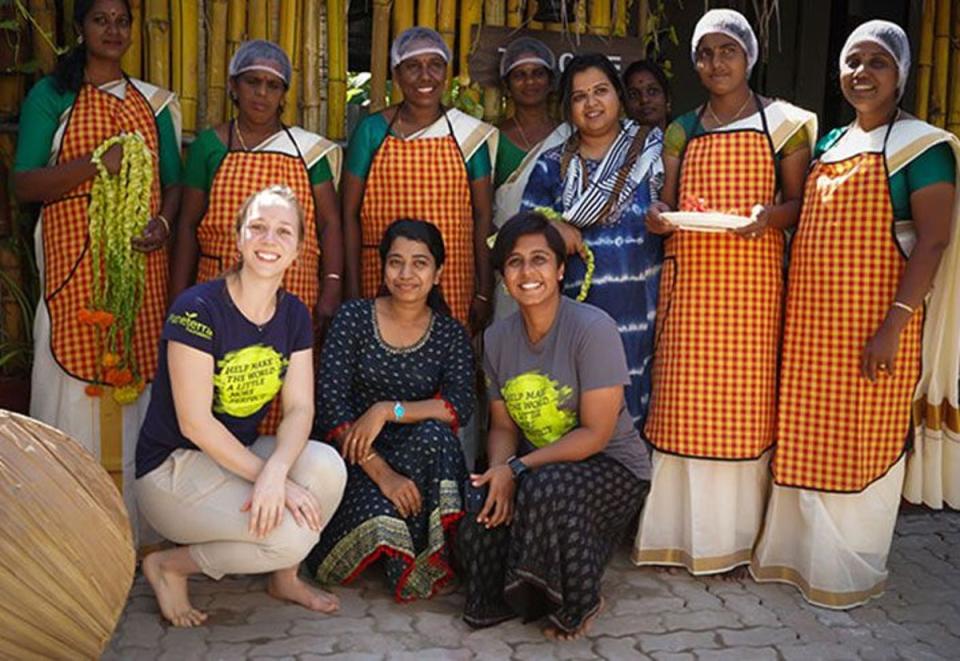 A Planeterra project that helps local women in Kerala (Planeterra/G Adventures)