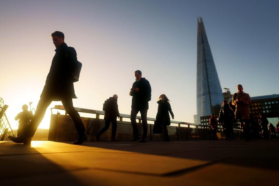 Many workers have started to commute to work at least part of the time (Victoria Jones/PA) (PA Wire)