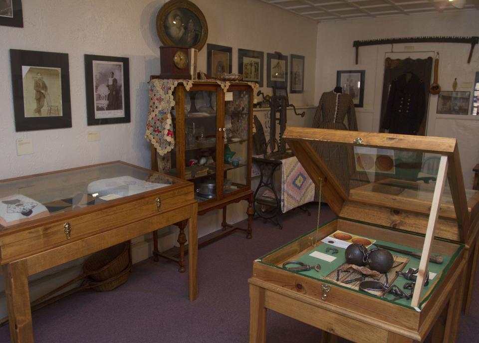 Some of the slave-era items of the collection of Father Moses Berry at the Afro-American Museum in Ash Grove, Mo.. March 15, 2011. Bob Linder/The News-Leader