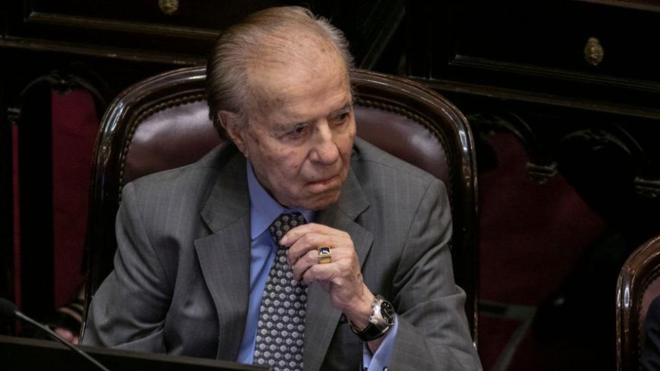 El expresidente Carlos Menem