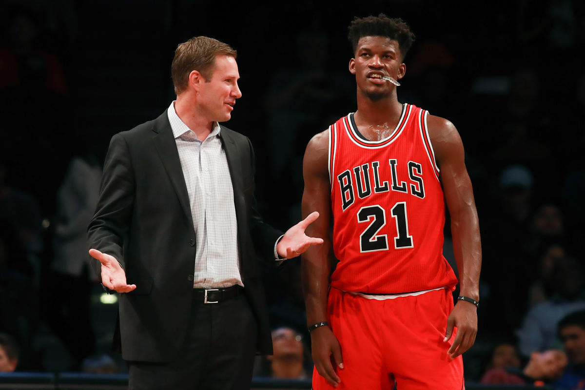 Ex-Bulls player reveals shocking fight between Jimmy Butler and Fred Hoiberg: ‘F— you, Jimmy' - Yahoo Sports