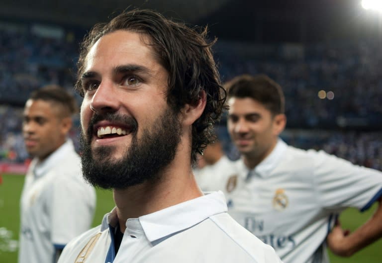 Real Madrid's midfielder Isco has had by a distance his most prolific season since joining from Malaga four years ago with 10 league goals in 30 appearances