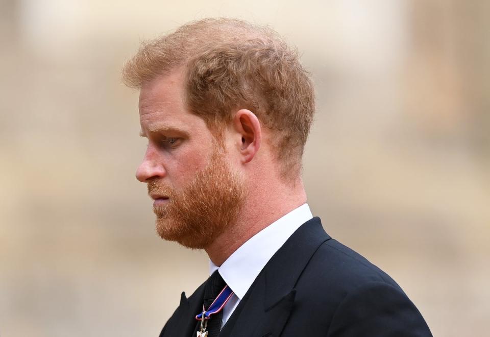 The Duke of Sussex has also narrated the unabridged audiobook (Getty Images)